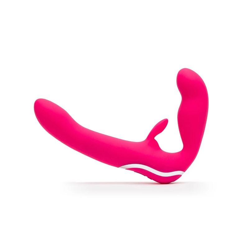 Wibrator strap-on - Happy Rabbit Strapless Strap-On Pink